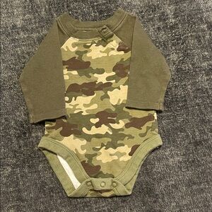 Garanimals Olive Green Baby Onesie